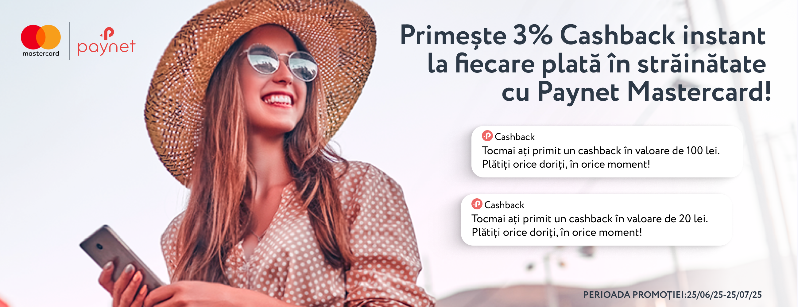 Getting ready for your holiday? Every payment you make abroad can put money back in your pocket! With Paynet and Mastercard, your vacation spending turns into real savings. Imagine you’re on a sunny beach or exploring a new city, and every coffee, souvenir, or dinner earns you 3% instant cashback straight into your Paynet account. No magic—just our special offer!