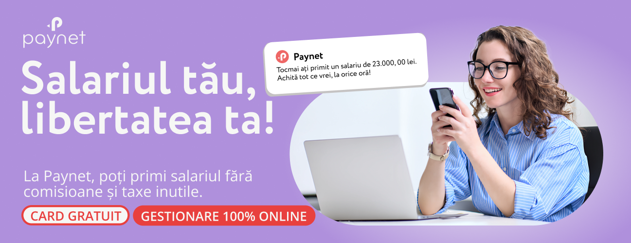 Angajații din sectorul public din Moldova au acum libertatea de a alege unde își primesc salariul. Dacă îți dorești o soluție bancară modernă, eficientă și fără costuri ascunse, Paynet este alegerea potrivită pentru tine.