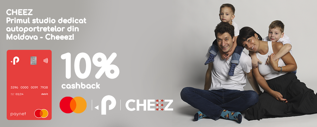 Capture those moments with Cheeez, the self-portrait studio in Moldova, and get in on a special deal for Paynet Mastercard users. For a limited time, between April 24th and June 15th, 2024